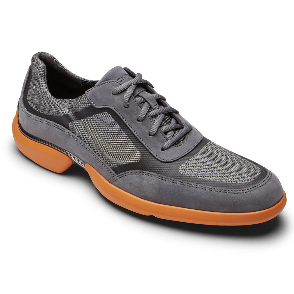 Rockport Mens Total Motion Advance Sport Mesh Shoe - Sneakers Grey - UBV637529